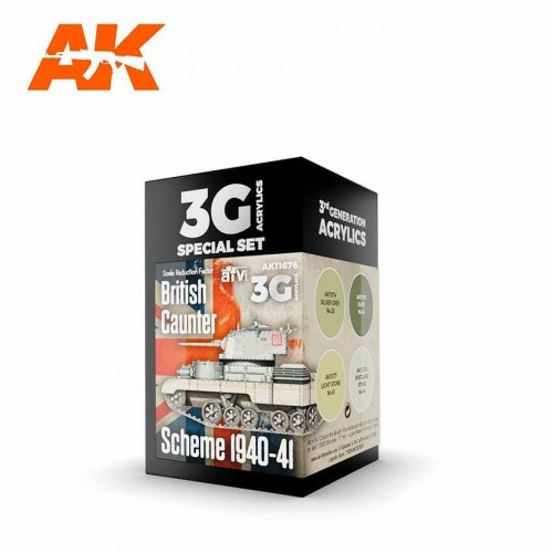 AK INTERACTIVE AFV SERIES BRITISH CAUNTER SCHEME 1940-41 AK11676